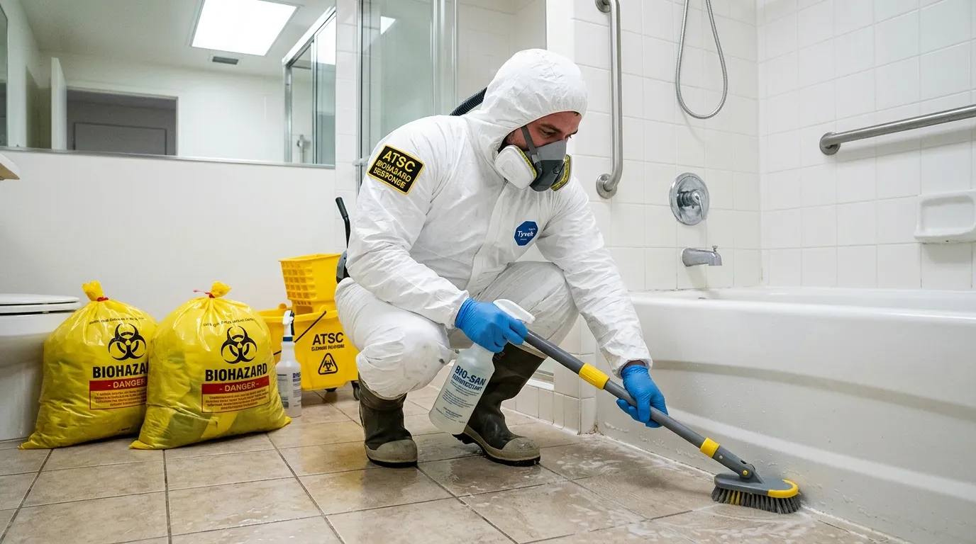 Decontamination equipment deployed for Blood Cleanup in Pell City